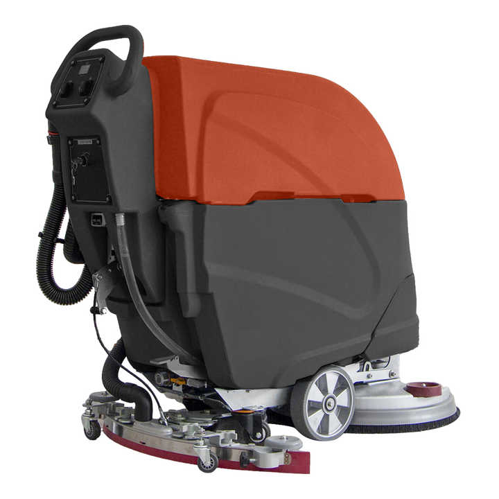 Commercial Industrial Vacuum Scrubber Machine - Floor Cleaner Scrubber
