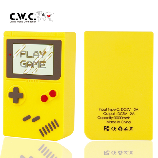 Outdoor Portable Charger Mini Retro Game Console Power Bank USB Type C Phone 5000mAh 10000mAh Game Console Power Bank