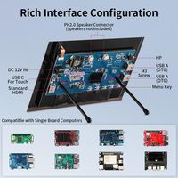 Monitor Táctil HDMI de 10.4 Pulgadas con Pantalla Táctil Capacitiva con Unión Óptica para Reducir el Reflejo y Mejorar la Claridad de la Visualización