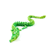 Juguete de Dragón Dorado Impreso en 3D, Precio de Fábrica, Prototipado Rápido, Colorido, Juguete Antiestrés para Regalo