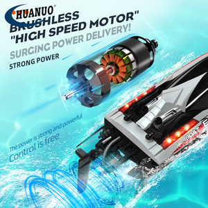 55 KM/H de alta velocidad sin escobillas Rc Racing Boat Jet 2,4 GHz impermeable Rc barco modelo de <span class=keywords><strong>lancha</strong></span> rápida - Product Image 3