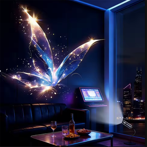 Car Roof <strong>Star</strong> Light LED Butterfly Whale Ocean Laser Atmosphere Ambient Projector USB Auto Decoration Mini Led Car Roof Light - Product Image 1