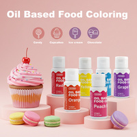 16 couleurs de colorant alimentaire à base d'huile de haute qualité pour la crème de cuisson Macaron chocolat colorant alimentaire coloré
