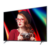 Prix de gros usine Téléviseur LED intelligent Android 4K 120Hz de 100 pouces Ultra HD avec interface, format 16:09, noir, pour usage hôtelier