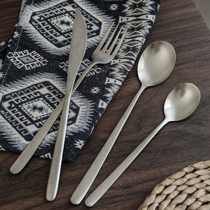 Cuillère Vintage <span class=keywords><strong>Couteau</strong></span> Fourchette <span class=keywords><strong>Table</strong></span> Tir Vieux Style Cuillères À Café Accessoires Photographiques Rétro Cuisine Alimentaire Décor Vaisselle - Product Image 2
