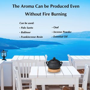 Quemador de <span class=keywords><strong>incienso</strong></span> <span class=keywords><strong>el</strong></span>éctrico con temporizador, quemador de resina de <span class=keywords><strong>incienso</strong></span>, quemador Oud Bakhoor - Product Image 3