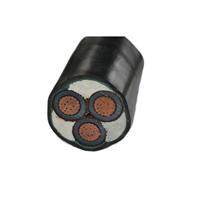 1,8/3kV 3,6/6kV Conductor de cobre XLPE Aislamiento Funda de PVC Cable no blindado de 3 núcleos