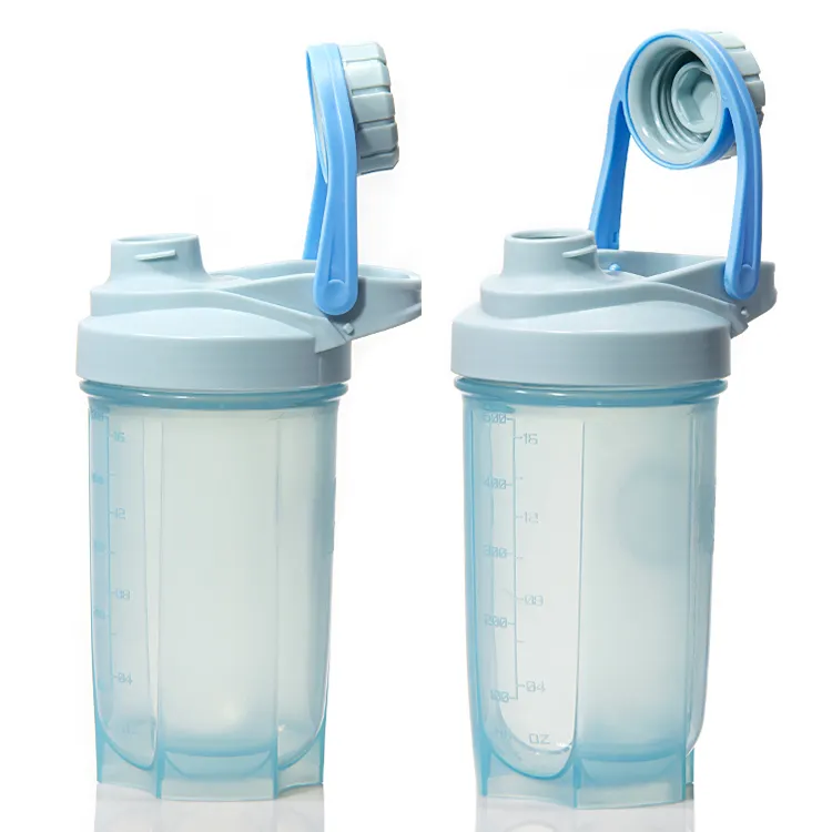 新しいデザインカスタムロゴフィットネスプラスチックジム飲料水ボトルブレンダーシェーカーカッププロテインシェーカーボトルスポーツ用