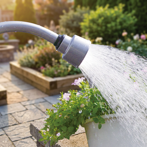 Pistolet à eau de jardin en métal et aluminium de 8 pouces avec lance et régulateurs de débit variables - Product Image 4