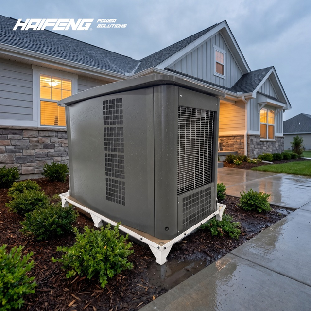 EPA ETL Home Standby 18kW Natural Gas Generator Single Phase 120/240V with Thd Less Than Powder Coating Steel Canopy Generator
