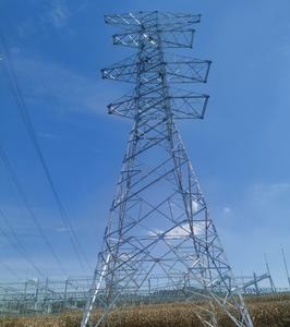 Torre de acero galvanizado de <span class=keywords><strong>alta</strong></span> tensión 400kv Línea de Transmisión Eléctrica - Product Image 5