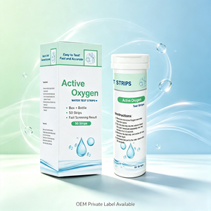 Bandelettes de <span class=keywords><strong>test</strong></span> d'eau à l'oxygène <span class=keywords><strong>actif</strong></span>, détection rapide et lecture visuelle facile pour l'analyse de la qualité de l'eau, approvisionnement en vrac - Product Image 1
