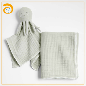 Manta de Seguridad <span class=keywords><strong>para</strong></span> Bebés, Súper Suave, con Forma de Caballito de Mar, <span class=keywords><strong>Pulpo</strong></span> y Otras Criaturas Marinas, Juguete <span class=keywords><strong>para</strong></span> Dormir <span class=keywords><strong>para</strong></span> Recién Nacidos - Product Image 2