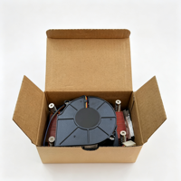 Ventilateur de refroidissement CPU en cuivre 1U à profil bas, 95W TDP, 4 broches PWM, à ailettes cannelées pour AMD AM4 Ryzen 5 5600X, refroidissement par air pour serveur