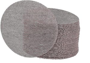 Disques abrasifs, 5 ", 80 grain,, pour meuleuse d'angle, avec mailles, 10 pièces - Product Image 2