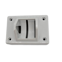 Boîtier de protection pour câbles en plastique ABS moulé par injection sur mesure avec passe-câble en caoutchouc