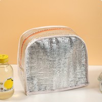 Sac isotherme léger et mignon pour enfants, sac à déjeuner en Oxford avec motif animal 3D, grande capacité, sac de pique-nique thermique portable avec poignée