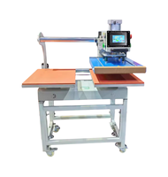 Elektrische Automatische Pers Glijbaan Dual Station T-Shirt Overdracht Afdrukken Vinyl Sublimatie Pneumatische Cut Warmte Persmachine