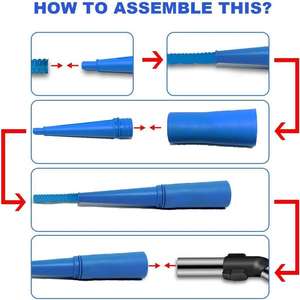 Accesorio <span class=keywords><strong>Universal</strong></span> para <span class=keywords><strong>aspiradora</strong></span>, extensión de polvo, tubos de limpiador de pelusa al vacío, accesorios para lavadora y secadora - Product Image 2