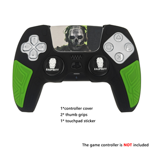 <span class=keywords><strong>Cover</strong></span> Protettiva in Silicone per Controller di Gioco PS5 Dualshock Sony Playstation 5 con Stampa e Design Personalizzato di Squadra di Calcio - Product Image 2