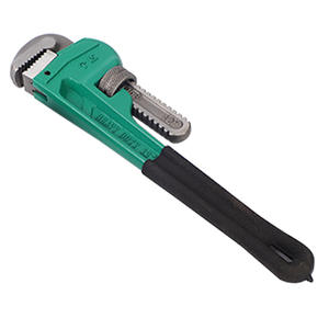 Clé à molette verte réglable, mâchoire de 40 mm, dents dentelées, mesure impériale, pour l'installation et le démontage de tuyaux d'eau - Product Image 1