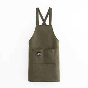 Waterproof Polyester Cooking <b>Apron</b> Cross Back Straps Pocket <b>Kitchen</b> - Product Image 1