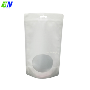 Biodégradable Joint Sacs Sacs En Plastique De Tirette De Doypack Pochette <span class=keywords><strong>Blanche</strong></span> - Product Image 2