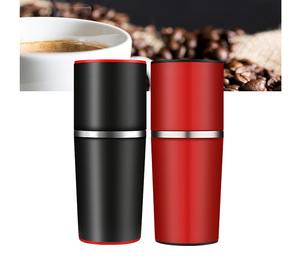 Barista Maker Outils Camping En Plein Air Portable Moulin À Main Tout-En-Un Bouteille Café Théière Moulin À Café <span class=keywords><strong>Avec</strong></span> <span class=keywords><strong>Filtre</strong></span> À Café Tasse - Product Image 6