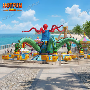 Manège Kermis Big Octopus Ride : Manège portable à plateau tournant pour parcs d'attractions - Product Image 6