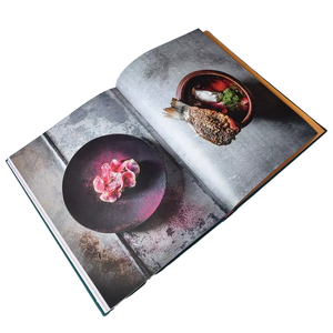 Servizi personalizzati di stampa di libri con copertina rigida a colori Cambric finitura decorazione copertina rigida da tavolino libro di lusso cuoco ricettario - Product Image 6