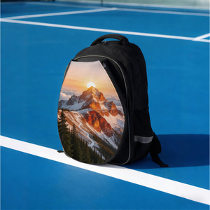 Sac à dos de tennis vierge pour sublimation en gros avec compartiment à raquette détachable, sac de voyage et de sport - Product Image 4