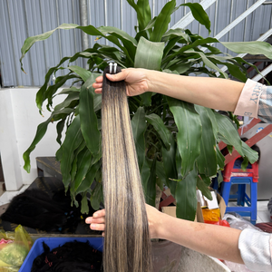 Extensions de cheveux longs et lisses de haute qualité, cuticules alignées, parfaites pour le tressage et la construction de perruques - Product Image 5