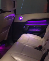Kit de Decoración de Luces LED Interiores para Automóvil, Panel de Estilo Estrellado Colorido Dinámico con Luz Ambiental para Land Rover Discovery 5 2017-2025