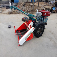 Mini timón de alta calidad, fácil mantenimiento, arado de accionamiento de pista de aceite diésel para granjas pequeñas, cultivadores para tractor pequeño