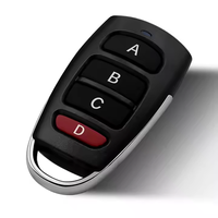 RF433 mhz télécommande duplicateur Garage télécommande 433 mhz 4 boutons ABCD émetteur à distance