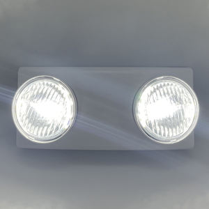 Перезаряжаемый светильник с длительным временем работы (3 часа), корпус из АБС-пластика, резервная батарея, аварийные двухголовочные светодиодные фонари - Product Image 6