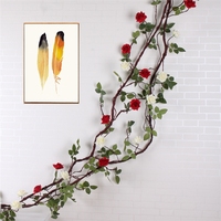 Roses artificielles en soie plastique de haute qualité, en forme de boule, imperméables, décoratives, pour mariage, aménagement paysager, plantes d'extérieur