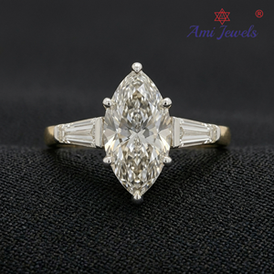Premium 14k Yellow Gold Diamond Wedding <b>Ring</b> <b>For</b> Women And <b>Men</b> Minimal Design With Timeless Style And Brilliant Diamond Accent - Product Image 1