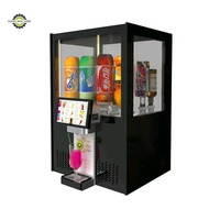 Mini-bar mobile automatique Magic pour 13 bouteilles de tequila – Distributeur de boissons réfrigérées avec robinet – Machine à liqueur froide à vendre