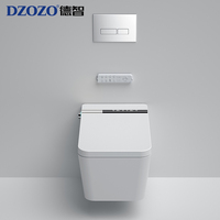 WC intelligent mural allongé G22 avec télécommande, fonctions d'ouverture/fermeture automatiques, design simple et pratique