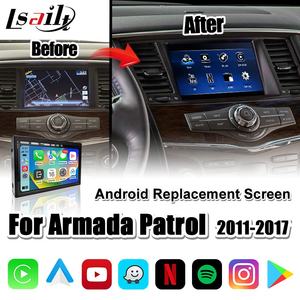 Lsailt <span class=keywords><strong>8</strong></span>英寸高清屏幕安卓多媒体升级日产巡逻舰队2011-17无线CarPlay视频接口 - Product Image 2