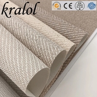 Papier peint imperméable durable de haute qualité pour la décoration intérieure, revêtement mural texturé pour chambre de filles et salon