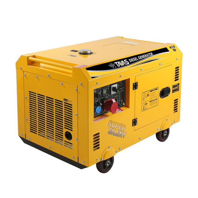 Small Portable Electric 7 kw 8kw 9kw 220v 11kva 7500 Watt 3 Phase 10kva Silent diesel Engine Generator Set with Ats for Home Use