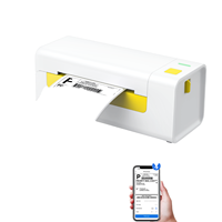 Imprimante d'étiquettes thermiques directes Uyin Y486 203dpi sans fil USB/BT approuvée FCC, compatible avec plusieurs systèmes d'exploitation, haute vitesse, en stock, garantie 1 an