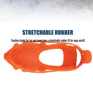 Crampones de hielo para exteriores con 24 puntas para <span class=keywords><strong>botas</strong></span> de senderismo y diferentes estilos de calzado, previenen deslizamientos en actividades al aire libre - Product Image 3