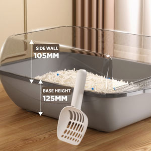 Großhandel Katzenklo Haustierzubehör Große Kunststoff-Katzenstreu-<span class=keywords><strong>Box</strong></span> - Product Image 2