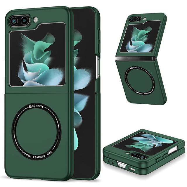 Magnetic Phone Cases Luxury for samsung Z Flip 5 Wireless Charge Shockproof Cover for Samsung Z Fold 5