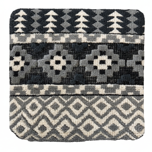 New Luxury Indian Traditional Design Woolen Rug Hand Knotted Carpet Living Room Modern Style Handmade Non-Slip Textured Stripes - Product Image 1