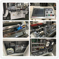Machine de découpe d'étiquettes à plat en feuille d'estampage à chaud TXM-320 (avec stratification, poinçonnage, estampage à chaud)