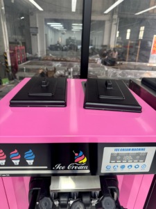 Machine à glace molle automatique à 3 saveurs, machine à glace de table, machine à glace commerciale - Product Image 3
